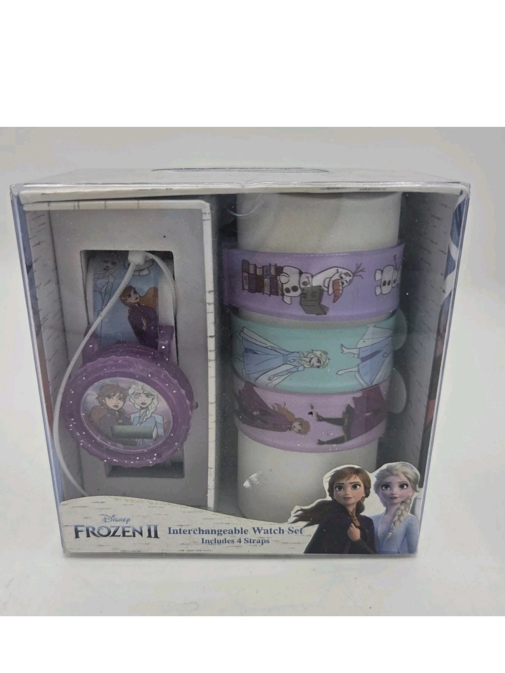 Disney Frozen 2 Interchangeable Watch Set With 4 Straps New In Box
